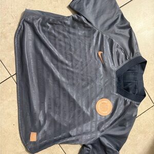 Nike Metallic blue and Copper Detail Jersey